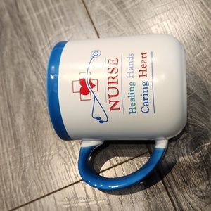 ABBEY + CA Gift NURSE Healing Hands Caring Heart Coffee/Tea Mug